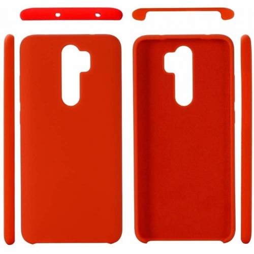 Etui Xiaomi Redmi Note 8 Silikonowe Silicone Case Czerwone na Arena.pl