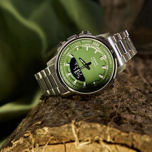 ZEGAREK MĘSKI CASIO AMW-880D-3A + BOX +GRAWER zdjęcie 2