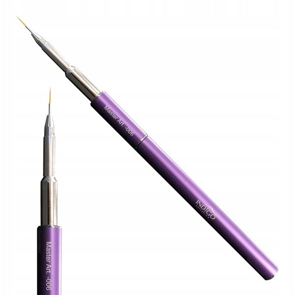INDIGO pędzel 006 master art 6mm do zdobień zdjęcie 1