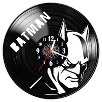 Zegar ścienny z płyty winylowej Batman 465.14