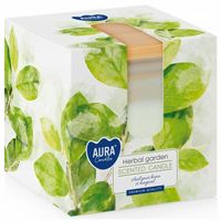 Świeca zapachowa BISPOL Aura snk80md-378 (Ziołowy ogród) ~26h