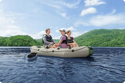 BESTWAY 65160 PONTON RANGER ELITE X3 RAFT SET 3 OS. POMPKA + WIOSŁA na Arena.pl