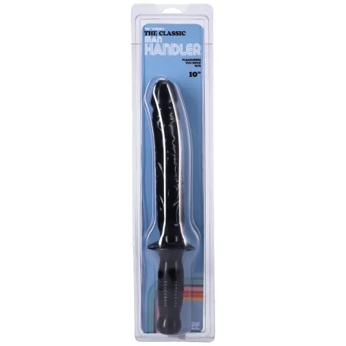 doc johnson manhandler model z uchwytem, pvc, 37 cm, czarny na Arena.pl