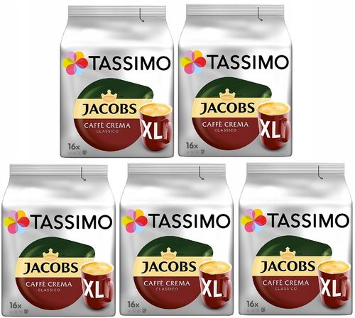 Kapsułki 5 x 16 TASSIMO Caffe Crema Classico XL na Arena.pl