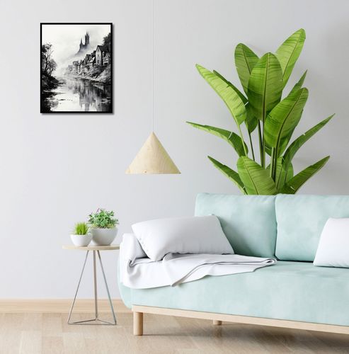 Plakat 40x50cm Mglisty Refleks na Arena.pl