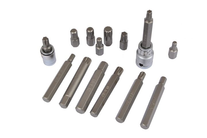 ZESTAW BITÓW KOŃCÓWKI IMBUS TORX SPLINE 40el FARYS zdjęcie 11
