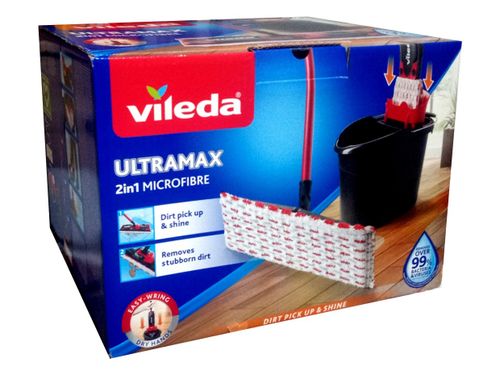 Mop płaski Vileda UltraMax - Mop + Wiadro na Arena.pl