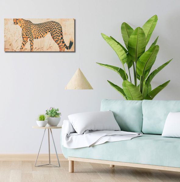Obraz 70x30cm Gepard w Ruchu zdjęcie 2