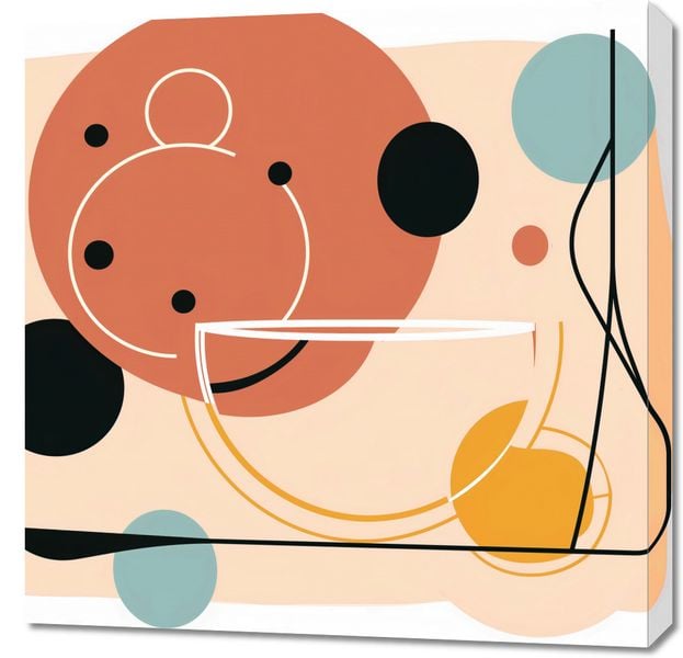 Obraz 70x70cm Harmonia Ciepła zdjęcie 1