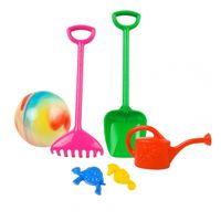 KOLOROWY KZESTAW PLAŻOWY Z PIŁKĄ