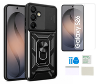 Etui pancerne do SAMSUNG GALAXY S26 Slide Ring case + folia ochronna TPU