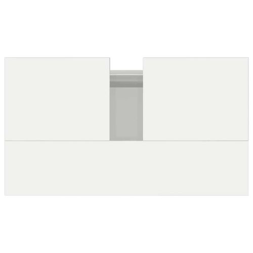 Szafka łazienkowa, biała, wysoki połysk, 58x33x60 cm na Arena.pl