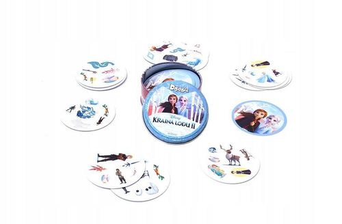 DOBBLE FROZEN 2 gra planszowa karciana karty Doble dople DISNEY KRAINA LODU na Arena.pl