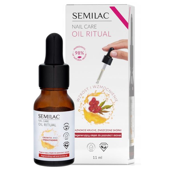 SEMILAC Regenerujący olejek do paznokci i skórek 11ml zdjęcie 1