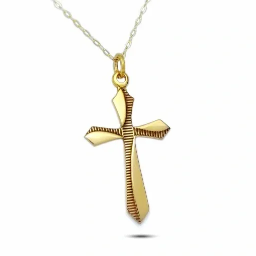 ZŁOTY KRZYŻYK ŁAŃCUSZEK 333 NA KOMUNIĘ CHRZEST zdjęcie 5