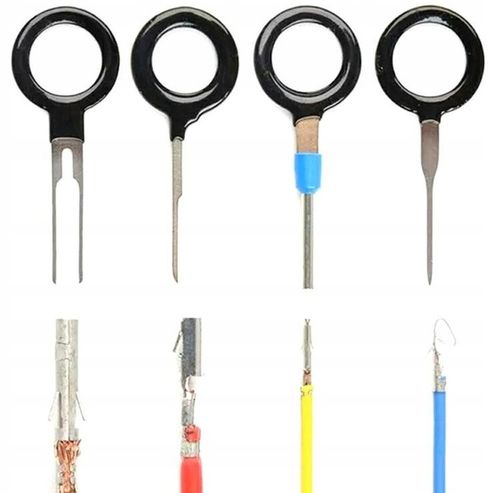 KLUCZE WYJMAKI DO DEMONTAŻU PINÓW KONEKTORÓW RADIA KOSTEK ZESTAW XXL na Arena.pl