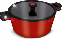 Garnek z pokrywą 20cm Lamart Alue 2,5l z aluminium indukcja bez PFOA