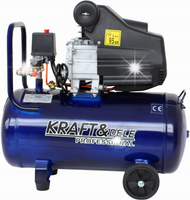 SPRĘŻARKA KOMPRESOR OLEJOWY 50L 230V 8 BAR 2.8KW 205L/MIN KD4051 MOBILNY