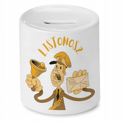 Skarbonka Dla Listonosza Listonosz Prezent Z Nadrukiem Ze Zdjęciem na Arena.pl