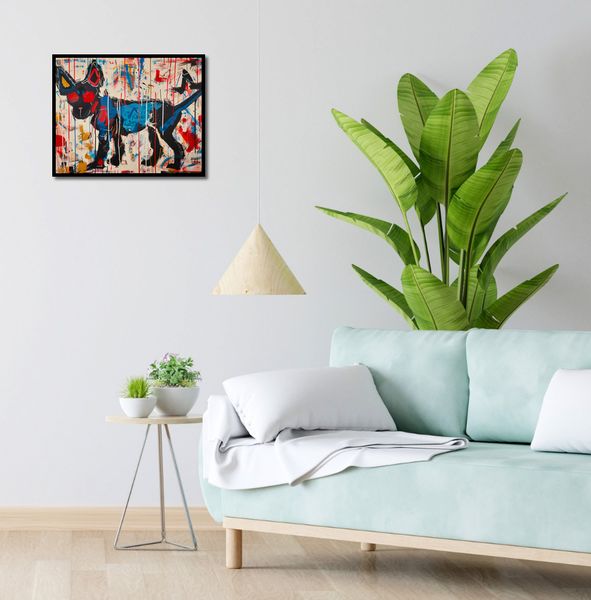 Plakat 50x40cm Miejski Pies zdjęcie 4