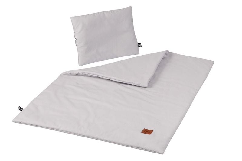 Pościel z poduszką szara zdjęcie 1