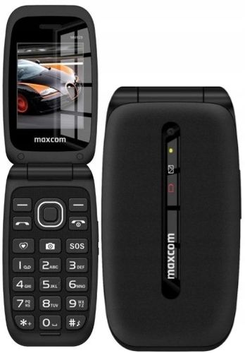 Telefon Z Klapką Maxcom Mm828 Czarny Lte Dla Seniora Sos Volte 1000 Mah na Arena.pl