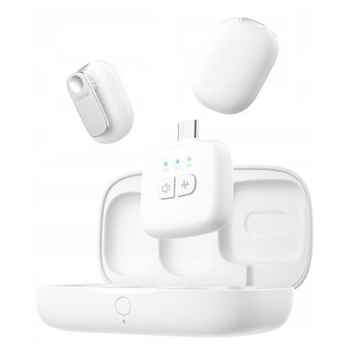 Zestaw do bezprzewodowej transmisji dźwięku Ulanzi A30 Tiny - USB-C, biały na Arena.pl