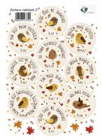 Zestaw naklejek 2 - ptaszki