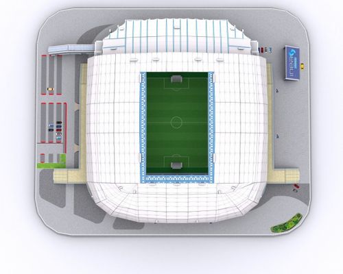 Puzzle 3D Stadion Lech Poznań na Arena.pl