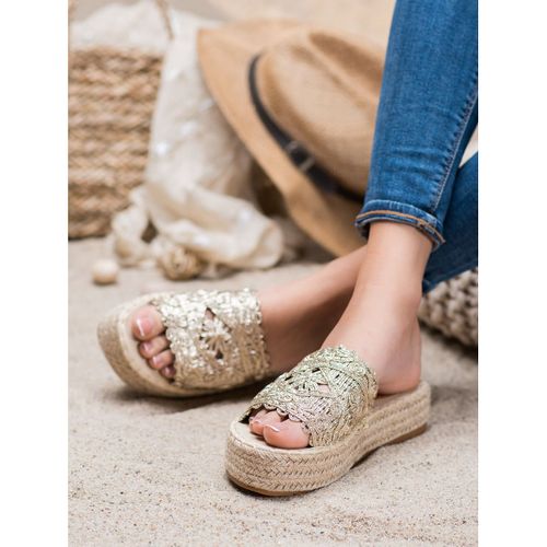 Klapki Espadryle Na Platformie r.40 na Arena.pl