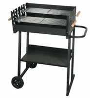Master Grill & Party prostokątny 59cm x 44cm wysokość 89cm dwa ruszty MG651