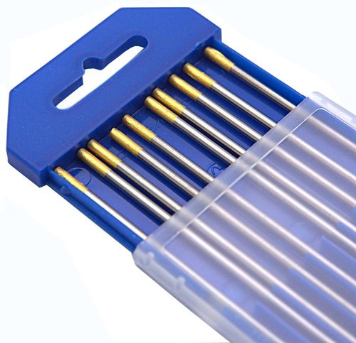 Cała paczka 10x Elektroda wolframowa TIG złota 2,4 na Arena.pl