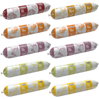 KARMA DLA PSA – MOKRA KARMA BATON MIX SMAKÓW MIĘSNYCH 10x900g | TUFTUF