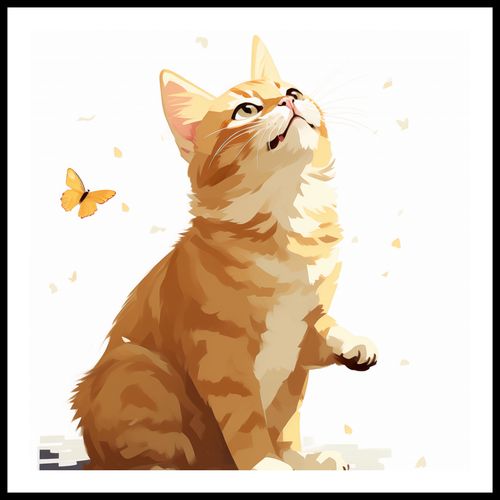 Plakat 60x60cm Motyle i Marzenia na Arena.pl