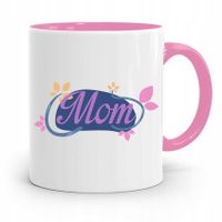 Kubek Różowy Prezent Dla Mamy Mom Prezent Z Nadrukiem Ze Zdjęciem