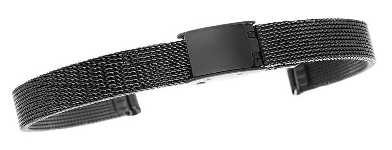 Bransoleta IPB Czarna Mesh 8 mm JK8B zdjęcie 2