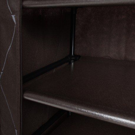 Szafka tekstylna na obuwie Vitto - brąz zdjęcie 2