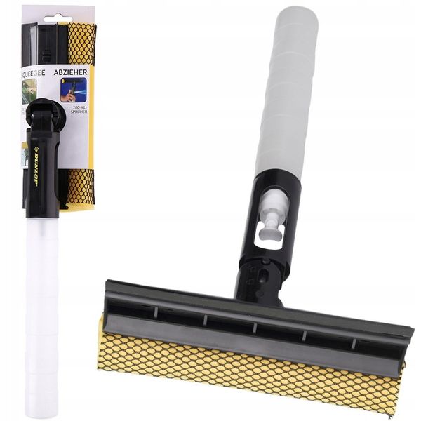 MYJKA Ściągaczka wody z szyb luster okien ze spryskiwaczem 3w1 DUNLOP zdjęcie 8