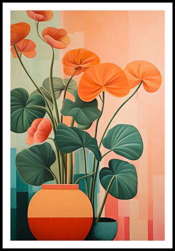 Plakat 68x101cm Kwiatowa Harmonia na Arena.pl