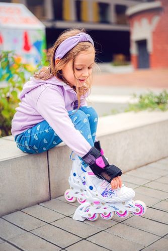 Rolki Wrotki 3w1 Regulowane RAVEN Meia 28-32 Kółko LED na Arena.pl