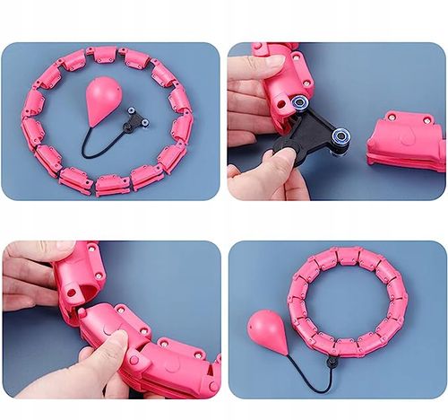 HULA HOP Z OBCIĄŻENIEM Odchudzające z Obciążnikiem Smart Wypustki HULAHOP na Arena.pl