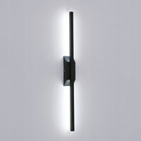 LAMPA LINIOWA LED ŚCIENNA DO ŁAZIENKI KINKIET CZARNY NOWOCZESNY 6500K 10W