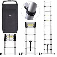 Drabina aluminiowa teleskopowa składana przystawna rozsuwana HIGHER 3,2m