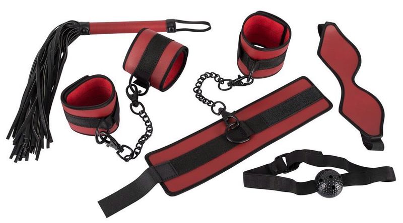 Bondage Set Red/Black zdjęcie 2