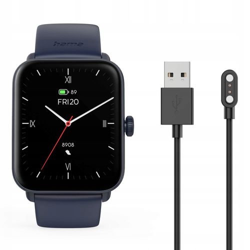 Smartwatch HAMA 6010 GPS Prostokątny Niebieski na Arena.pl