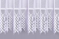 GIPIURA,KORONKA BIAŁA-FRĘDZLE KRATECZKA 30CM