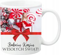 FOTO KUBEK ze zdjęciem Prezent dla Babci Dziadka