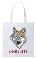 Dla Taty Ojca Tatusia Torba Eco Biała Shopper Z Nadrukiem Ze Zdjęciem