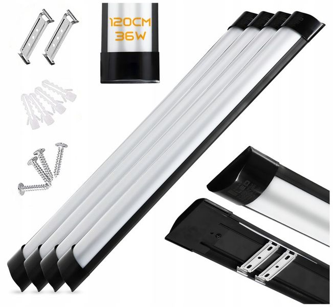 Panel LED 36W 120cm Oprawa Sufitowa Natynkowa do Garażu Warsztatu lampa zdjęcie 1