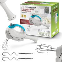 MIKSER RĘCZNY ROBOT Z REGULACJĄ DO UBIJANIA MIESZANIA + BLENDER 2W1 300W